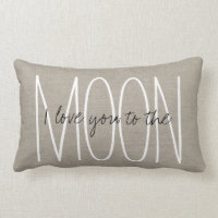 Rustic Chic I Love You to the Moon