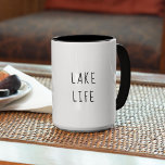 Rustic Chic Lake Life Lake house Modern Cabin Two-Tone Coffee Mug<br><div class="desc">Hey lake lovers! Rise and shine with our Zazzle Two-Toned Mug, rocking a Rustic Chic Lake Life theme. Perfect for your lake house or modern cabin, this mug brings lakeside vibes to your mornings. Sip and imagine the serene waters and stunning views. With its rustic charm and two-toned design, it's...</div>
