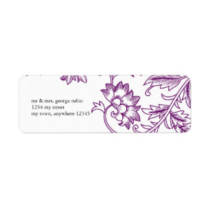 Rustic Chic Return Address Label