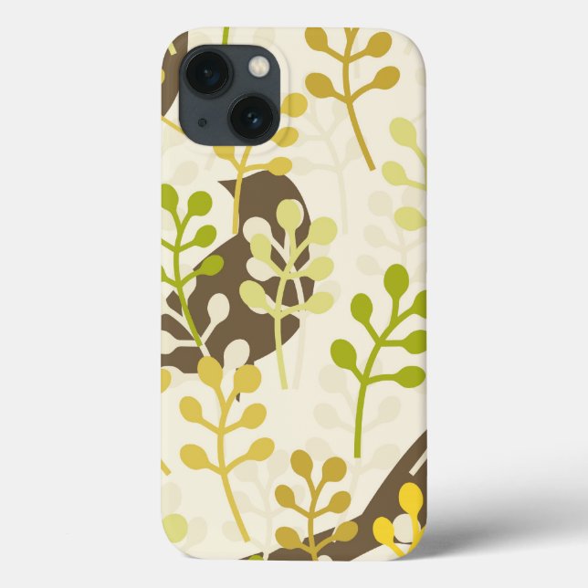 Rustic chic sparrow swallow bird shabby pattern Case-Mate iPhone case (Back)