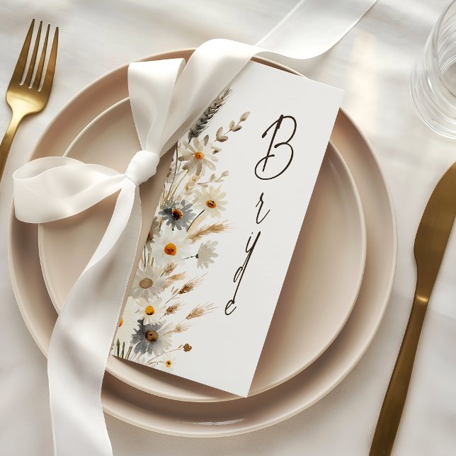 Rustic Chicken Wedding Bride Reserved Seating Card (Creator Uploaded)