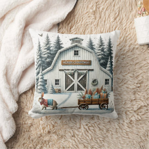 Rustic Christmas Cushion