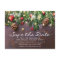 Rustic Christmas Holiday Party Save the Date