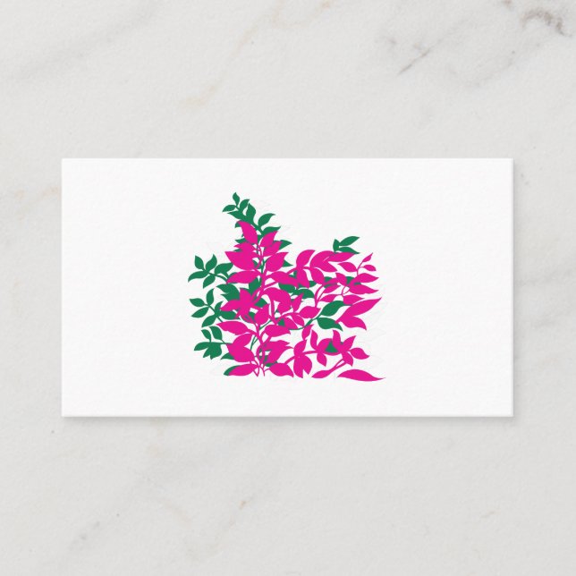 Rustic Christmas Home Décor Collection Business Card (Front)