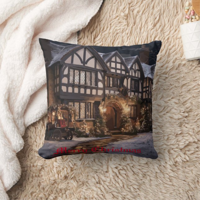 Rustic Christmas Magic Cushion (Blanket)