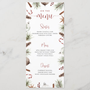 Rustic Christmas Menu