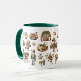 Rustic Christmas Mug