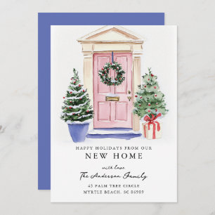 Rustic Christmas New Home Holiday Card