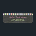Rustic Christmas Potluck Chalkboard String Lights<br><div class="desc">Rustic Christmas Potluck Chalkboard String Lights. A colourful and joyful design to invite your friend to celebrate the season! Use Customise tool to add your Ifo,  make changes. For matching items,  please,  visit my Christmas Potluck Collection.</div>