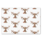 Rustic Christmas Reindeer Antler Ornaments