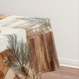 Rustic Christmas Tablecloth