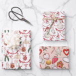 Rustic Christmas watercolor patterns Wrapping Paper Sheet<br><div class="desc">Rustic Christmas watercolor patterns of snowman,  Christmas candy; handmade decorations,  ginger biscuits,  snowman,  pine,  dry fruit pattern gift wrap.</div>