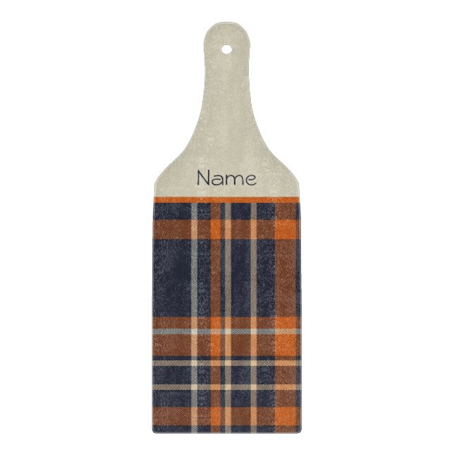 Rustic Christmas/winter plaid   Cutting Board (Front)