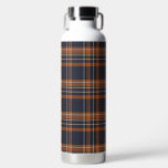 Rustic Christmas/winter plaid  Water Bottle<br><div class="desc">festive with vintage plaid</div>