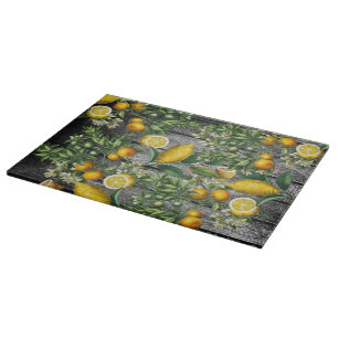 Rustic Citrus Garden Cutting Board