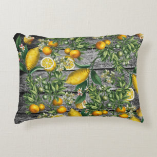 Rustic Citrus Garden Decorative Cushion