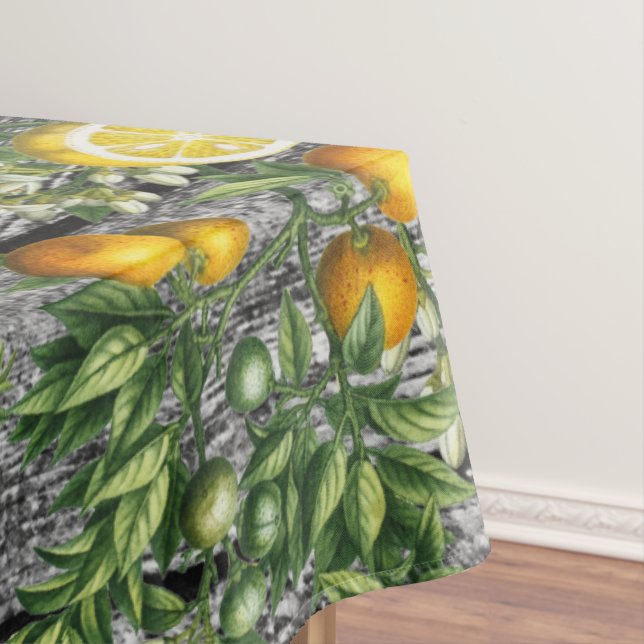 Rustic Citrus Garden Tablecloth (In Situ)