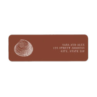 Rustic Clam Shell Terracotta Wedding
