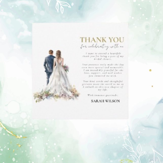 Rustic Classic Boho Floral Thank You ( perfect for meaningful moments. Share your appreciation today!)