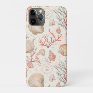 Rustic Coastal - Seashells, Starfish, Reef (16) Case-Mate iPhone Case