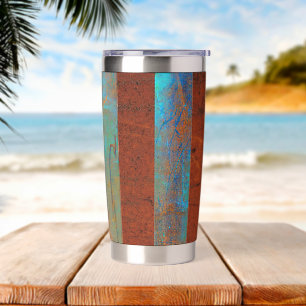 Rustic Coastal Water Bottle Insulated Tumbler