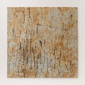 Rustic colours intertwine in corroded metal textur jigsaw puzzle