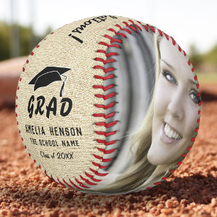 Rustic Congratulations Graduation Photo Baseball
