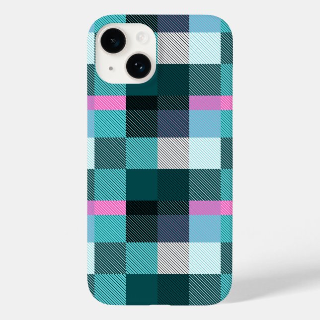 Rustic Contemporary Plaid  Case-Mate iPhone Case (Back)