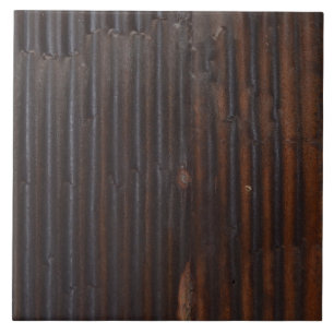 Rustic Corrugated Metal Tile