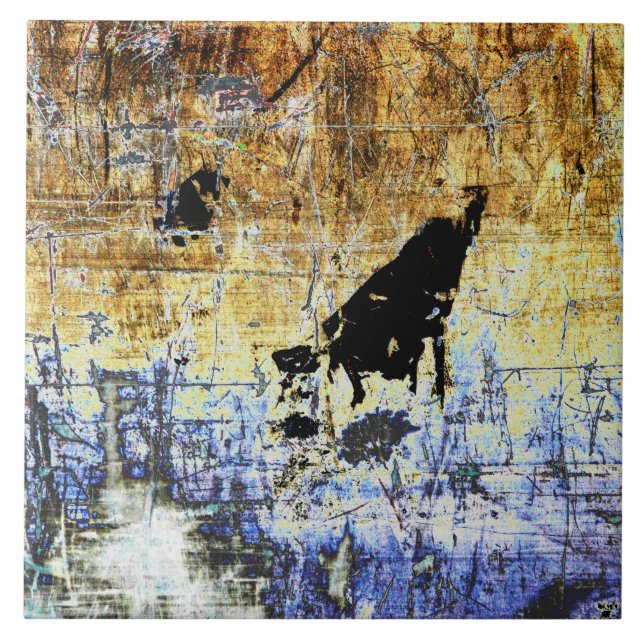 Rustic Corrugated Metal Tile (Front)