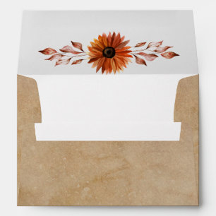 Rustic & Cosy Autumn Wedding Collection Envelope