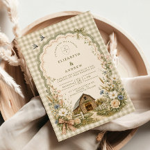 Rustic Cottagecore Barn Wedding