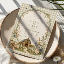 Rustic Cottagecore Barn Wedding