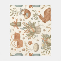 Rustic Cottagecore Easter Farmhouse Bunny Floral