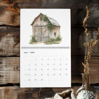 Rustic Country 12 different Barns Personalised