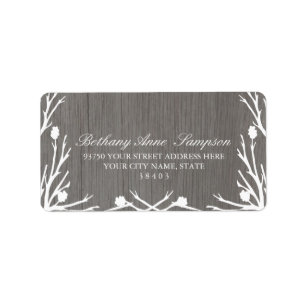 Rustic Country Address Labels