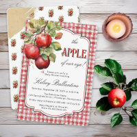 Rustic Country Apple Of Our Eye Baby Shower