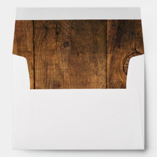 Rustic Country Barn Wood Envelopes