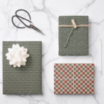 Rustic Country Boho Christmas Wrapping Paper<br><div class="desc">Rustic Country Boho Christmas Wrapping Paper</div>