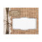 Rustic Country Burlap Lace Save the Date Postcards