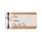 Rustic Country Burlap Lace Twine  Address Labels