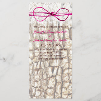 Rustic Country Camo Pink Bow Wedding Invitations