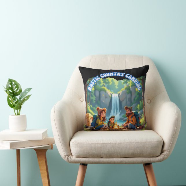  Rustic Country Camping Trip Cushion (Chair)