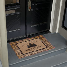 Rustic Country Family Name Cabin in the Woods