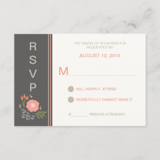 Rustic Country Floral RSVP