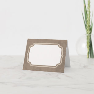 Rustic Country Framed Blank Note Cards