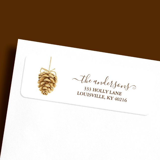 Rustic Country Hanging Pine Cone Holiday (Creator Uploaded)