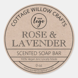Rustic Country Kraft Paper Scented Soap Labels
