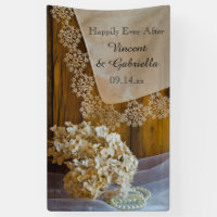 Rustic Country Lace Barn Wedding