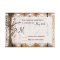 Rustic Country Lace Twine Wood Wedding RSVP